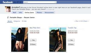 Arnsdorf: Facebook sales available.